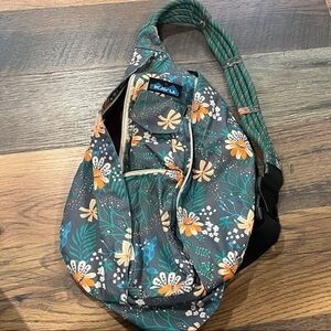 Kavu Floral Rope Sling Bag